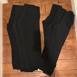 LOT of 7 Colorfulkoala Leggings 7/8 length MEDIUM